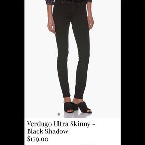Paige Verdugo Ultra Skinny Straight Leg Jeans